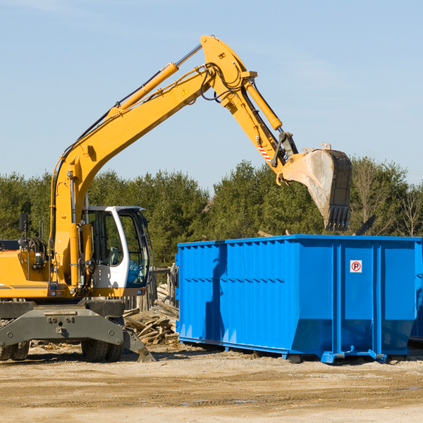 what size residential dumpster rentals are available in Apache County